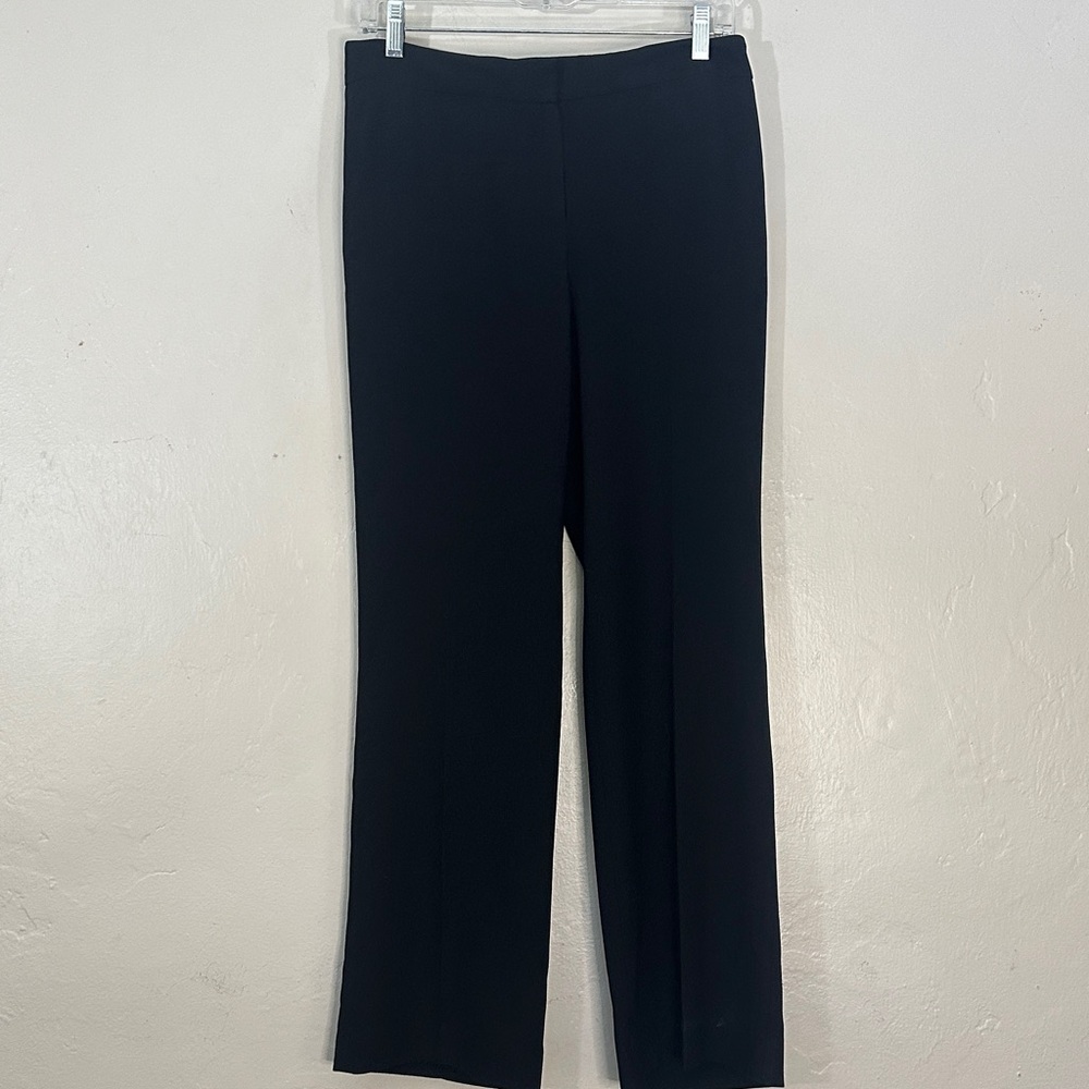 Jones New York Black Straight Leg Trousers